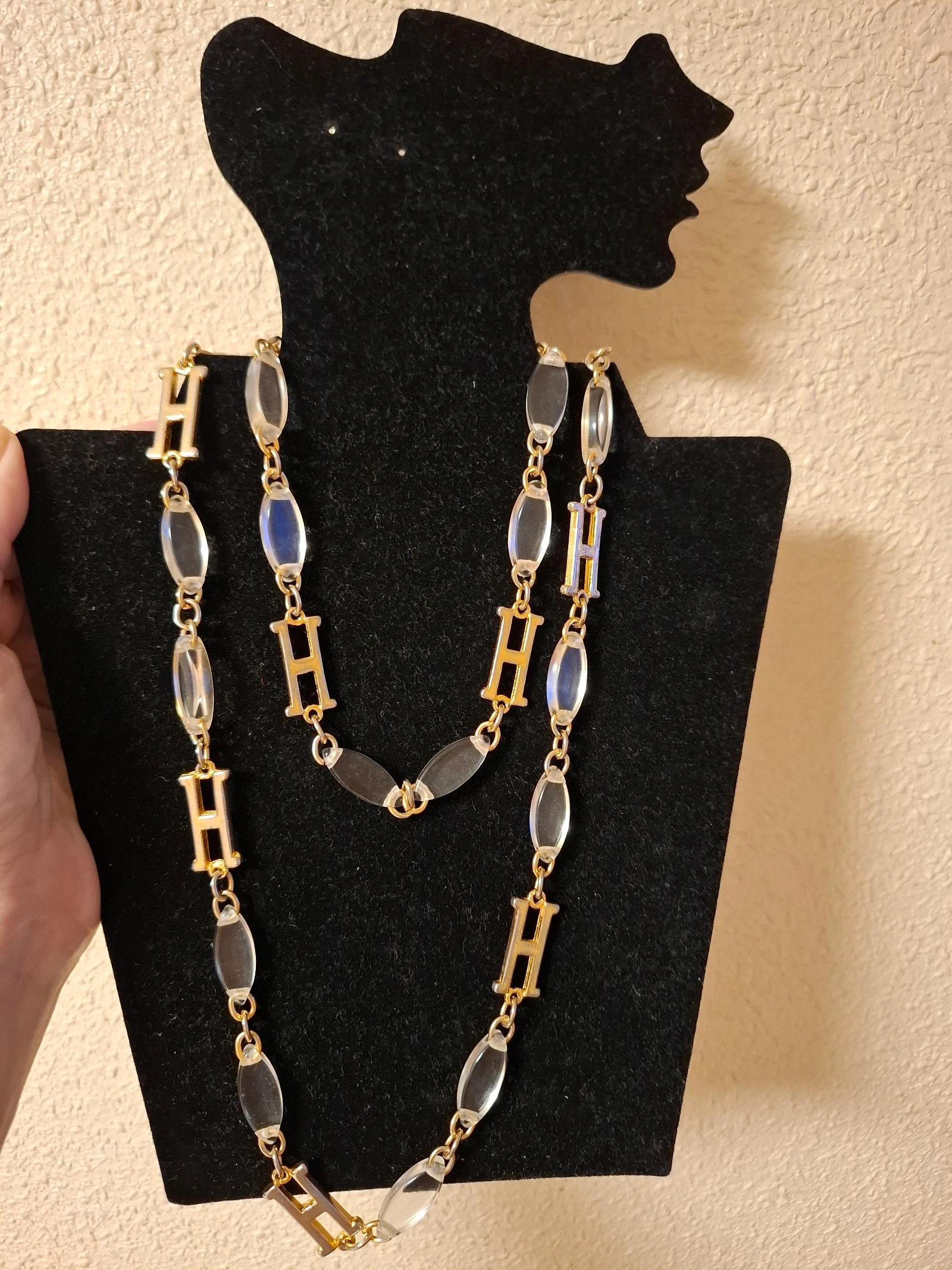 Colar de cristal vintage – photo 3